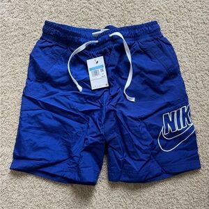 Nike Sportswear Alumni Men's Woven Flow Blue Shorts DB3810-455 New Size Medium